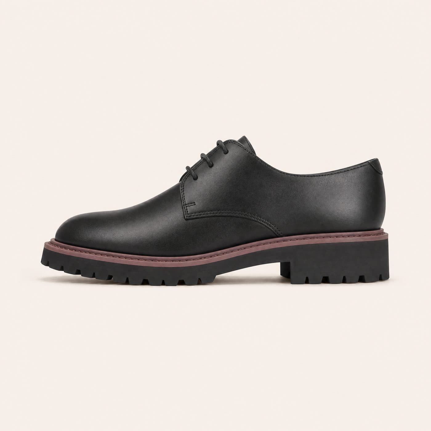 Derby Lug Sole in side view