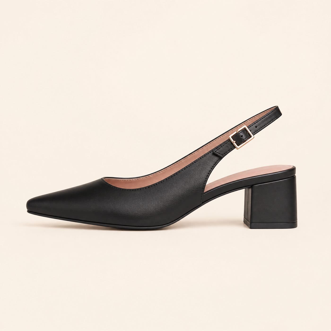 Block Slingback in side view