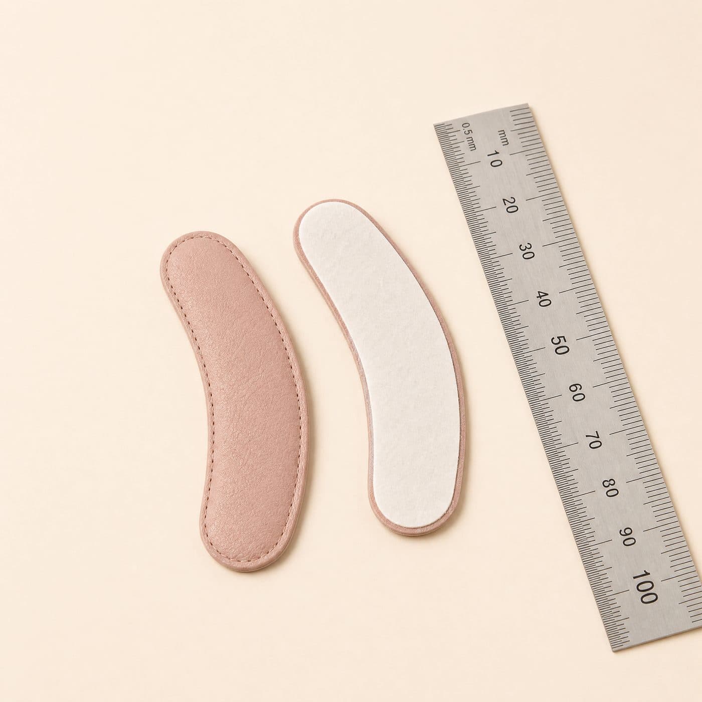 Heel Grip Pair photographed from the side